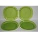 Tupperware Microwave Luncheon Plates. Green