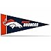 Rico Industries NFL Denver Broncos 8-Piece 4-Inch by 9-Inch Classic Mini Pennant Décor Set