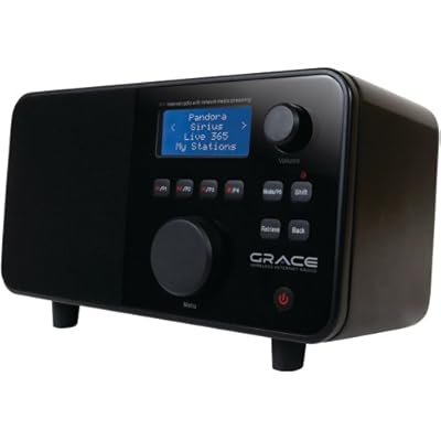 Grace Digital GDI-IR2500 Wi-Fi Internet radio Featuring Pandora, NPR On-Demand, Sirius and i-Heart Radio