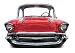 Red Car (small) - Stand In Lifesize Cardboard Cutout / Standee / Standup_s-1