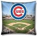 Chicago Cubs 18x18 Photo Realistic Stadium Dye Sublimation Pillow