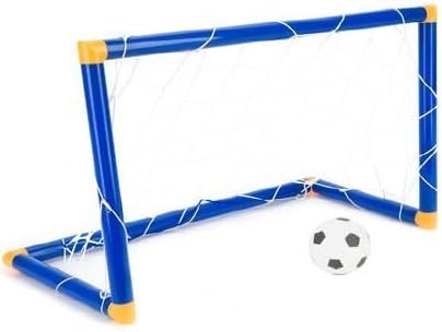 Kids Childs Mini Football Soccer Goal Post Net Set Ball Indoor Outdooor Toy by PBros