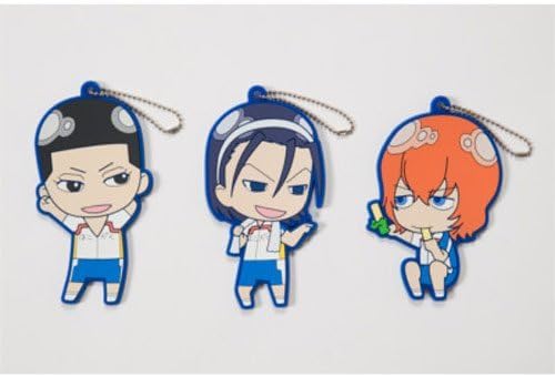 Sissy pedal Deca Rubber Key Chain Hakone Gakuen B (Izumida, Todo, Shinkai) [AGF2014]