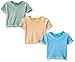 Burt's Bees Baby Boys' Set Of 3 Organic Sun Bleached Logo Tees