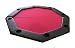 JP Commerce Padded Octagon Folding Poker Table Top in Red
