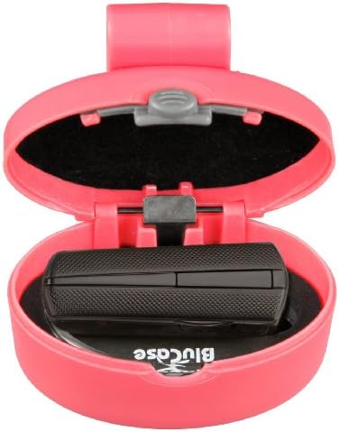 Pink, Universal Bluetooth Headset Carrying/Protection Case (Standard BluCase). Compatible with most Jabra, Motorola, Phantronics, Jawbone, Samsung, Bose, LG, Nokia, and other brands of Bluetooth headsets.