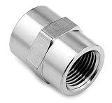 Parker 8-2 FHC-SS-01 316 Stainless Steel Pipe Female Hex Coupling NPT 1/4F X 1/4F