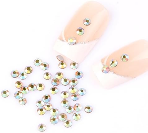 100 Pcs one Pack High Quality Factory Price Acrylic Rhinestones Round Flatback Brilliant 1.8mm