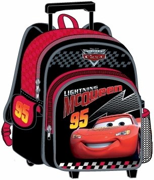 Disney Cars Rolling Backpack - Full Size McQueen School Backpack
