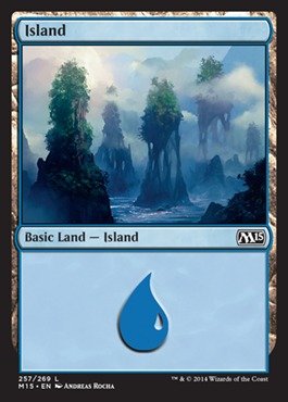 Magic: the Gathering - Island (257/269) - Magic 2015 - Foil