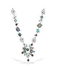 Yoolies Mint Splash Necklace in Earth and Pacific Opal Tones, 2013 Collection - N2510