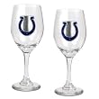 NFL Indianapolis Colts 14-Ounce Wine Glass (Set of Two)