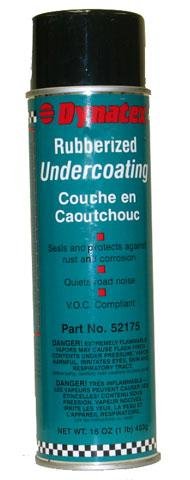 Corvette Paints: Rubberized Undercoating