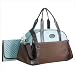 Ultimate Diaper Bag in Brown / Blue