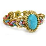 Beads East Monterrey Beaded Leather Bracelet Kit by Ann Benson