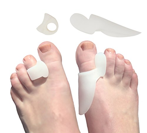 Bunion Protector and Toe Separator Package, 2 Bunion Protectors and 2 Toe Separators