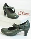 s.Oliver Damen Leder Pumps grau