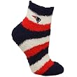 NFL New Enlgand Patriots Women's Fuzzy Sleep Socks, One Size