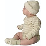 Organic Cotton Long SleeveBodysuit (nb-3m, Greentea)