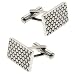 Modern Scales Pattern Stainless Steel Cufflinks For Men 12X20mm