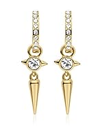 Dyrberg/Kern Pendientes Crystal (Dorado / Transparente)