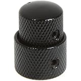 Andoer Dual Concentric Volume Tone Blend Control Knob Electric Guitar Parts Black