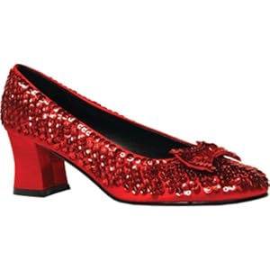 WOMEN Size 6 - Red Sequin Dorothy Costume Shoes