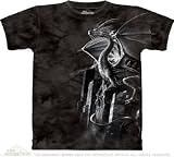 Silver Dragon T-Shirt by The Mountain 100% Cotton Short Sleeve Shirt to fit Teens & Adults
