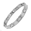Gentlemens Bracelet Stainless steel. Total item weight 40.0g Length 8.75in