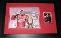 Autographed Tony Stewart Photograph - Framed 11x17 Poster Display - Autographed Photos