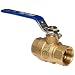 Milwaukee Valve BA-475B Series Brass Ball Valve, Two Piece, Inline, Lever, NPT Female