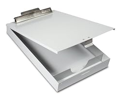 Saunders 11017 Recycled Aluminum Redi-Rite Storage Clipboard - Letter Size - 8.5 x 12 inches