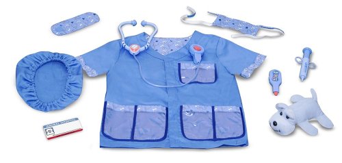 Melissa and Doug Veterinarian Costume Deluxe Role Play Set