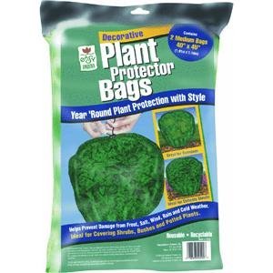 Easy Gardener 40200 Decorative Plant Protector Bags - 2 pack Medium