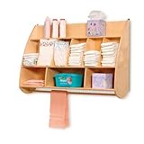 Whitney Brothers Birch Laminate New Wave Hang On The Wall Diaper Unit