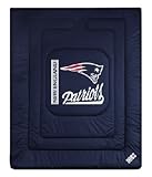New England Patriots Locker Room Comforter - Twin Bed