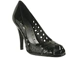 BCBGirls Women's Library Open Toe Pump