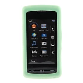 Light Green Durable Flexible Soft Silicone Skin Case for LG VU CU920 CU915 Cell Phone