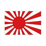 Japan Flag Rising Sun Ensign 3ft x 5ft Superknit Polyester