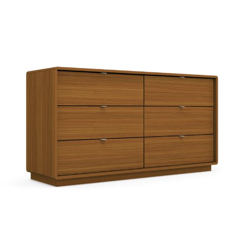 Sonax Contemporary Wide Dresser Eternity Walnut Manning Collection