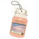 Yankee Candle Car Jar Hanging Air Freshener Pink Sands Scent
