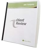 GBC Slide 'n Bind Frosted Report Covers, Clear, 10 Covers per Pack (W67504)