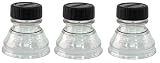 Three (3) Clear - Snap Capps - Reclosable Can Tops (Turns Almost Any Can into a Bottle!) Save Money Buy Cans over Bottles! Snap Capp - NO MORE Flat Drinks