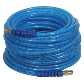 Amflo 12-50E 1 4 X 50' Blue Polyurethane 1 4 NPT Air Hose by Amflo