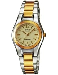 Casio #LTP1253SG-9A Womens Two Tone Standard Analog Quartz Watch