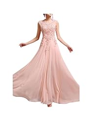 Embroidered Beaded Chiffon Prom Dress/Party Dress/Maxi Dress 