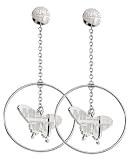 Miss Sixty Wings Collection Butterfly Dangle Earrings
