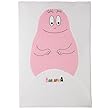 Barbapapa - BPP404102 - Edredon Couvre - Lit - Velours - Rose / Blanc