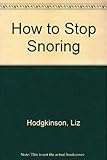 How to stop snoring