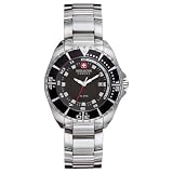 SwissMilitaryHanowaWomen'sSealander316LStainlessSteelBlackDialWatch#06-7095-04-007